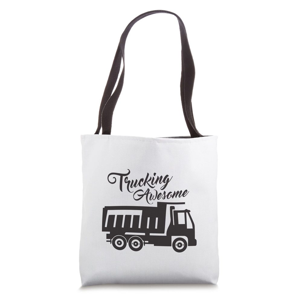 Trucking Awesome Truck Drivers Tote Bag C :|